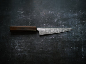 5.5" Damascus Paring Knife Rosewood Handle