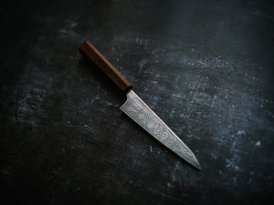 5.5" Damascus Paring Knife Rosewood Handle